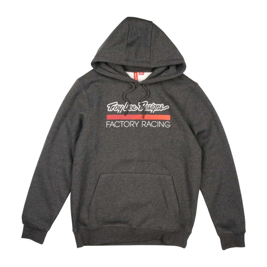 BUSO FACTORY RACING PULLOVER BLACK HEATHER RED