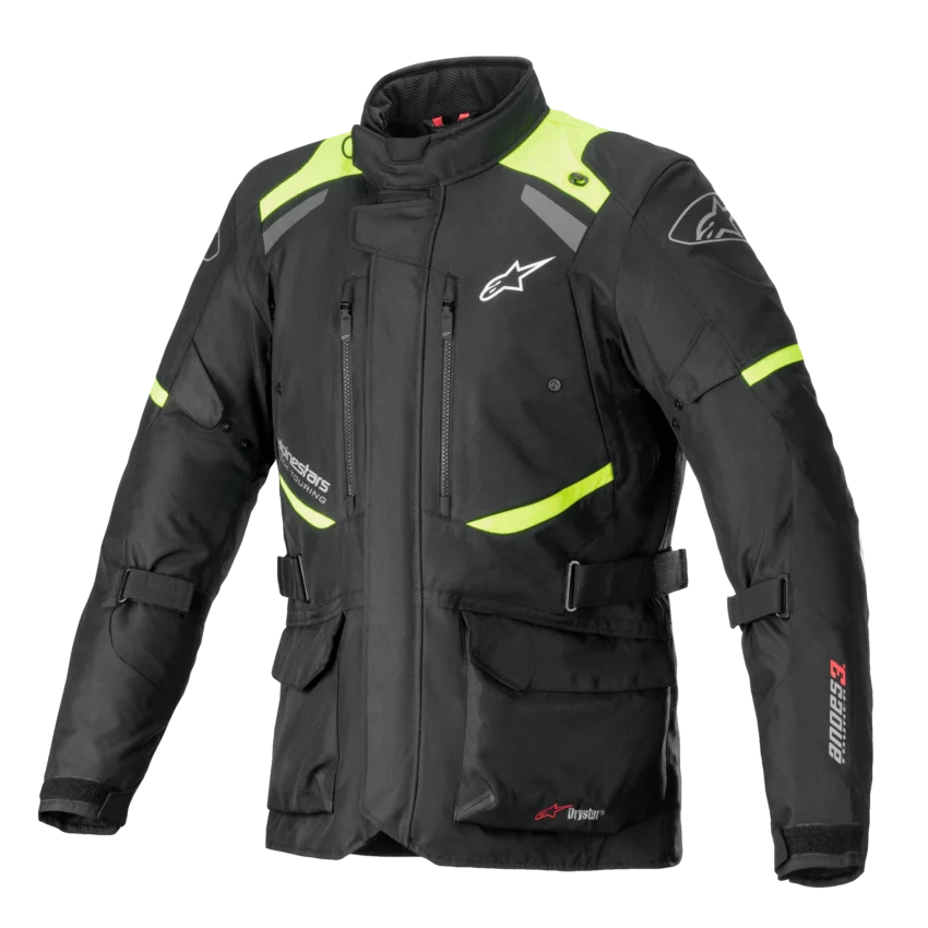 CHAQUETA ALPINESTARS ANDES V3 DS BLACK FLO YELLOW