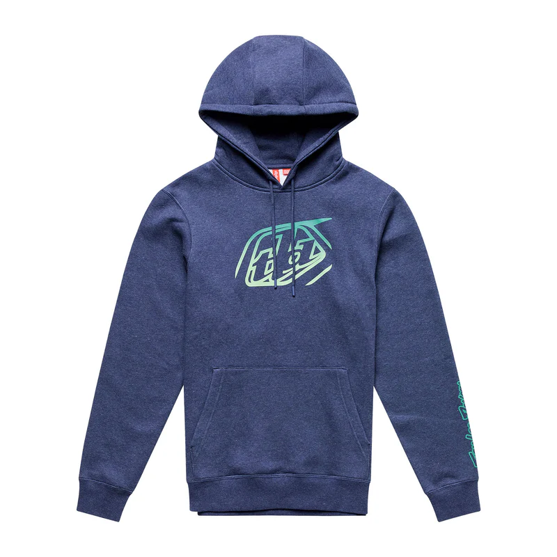 BUSO PULLOVER BADGE NAVY HEATHER