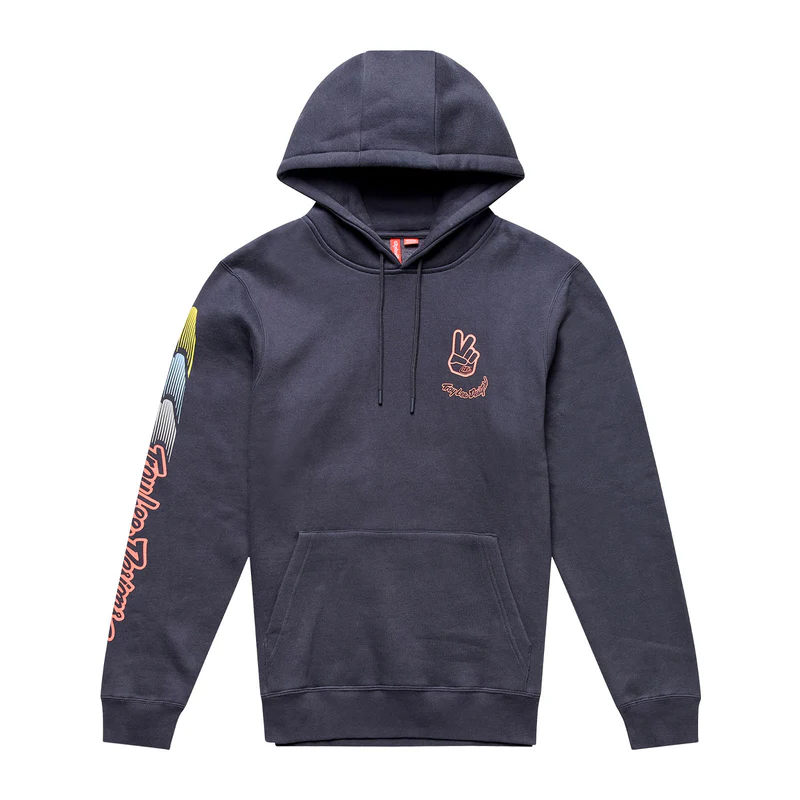 BUSO PULLOVER PEACE OUT CARBON BLACK