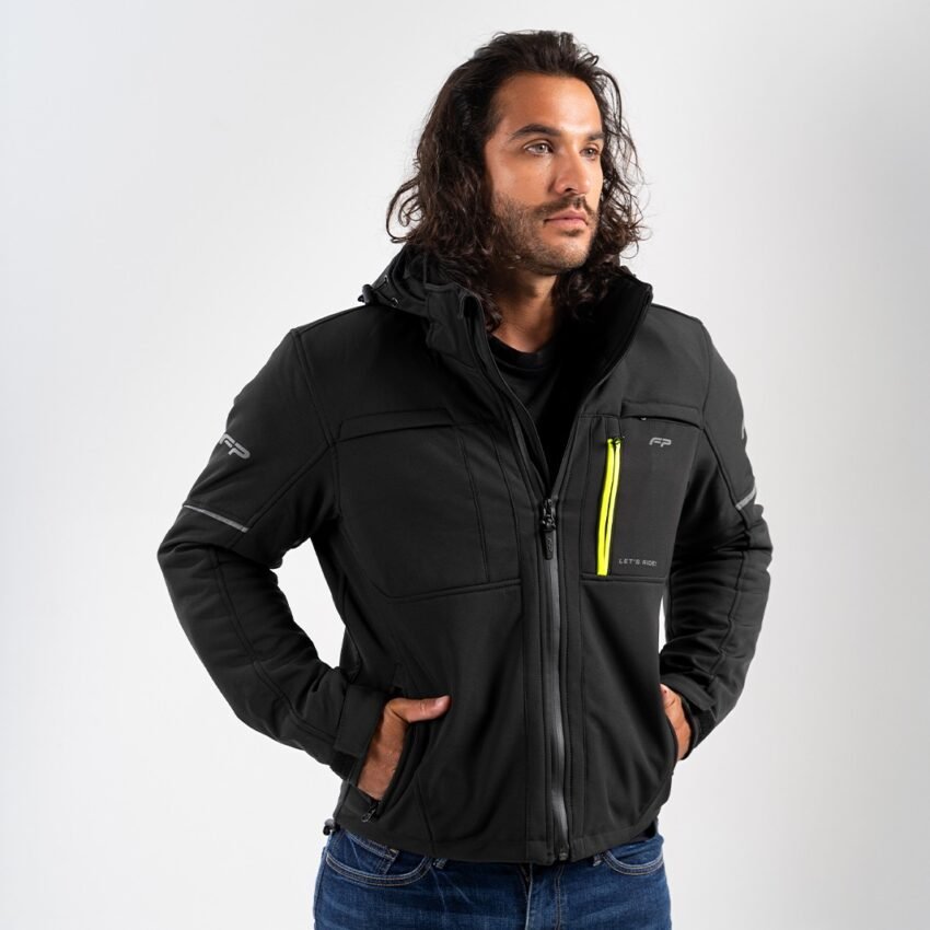 CHAQUETA FP SOFTSHELL CAIRO NEGRO