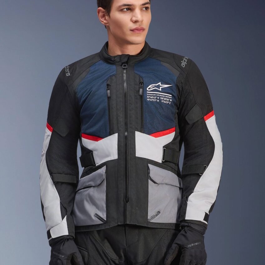 CHAQUETA ALPINESTARS ANDES DS DEEP BLUE ICE GRAY