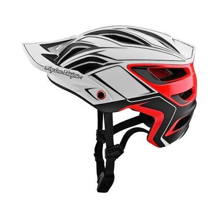 CASCO A3 PIN WHITE RED