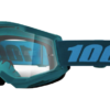 GOGGLE 100% STRATA 2 STONE LENTE CLEAR