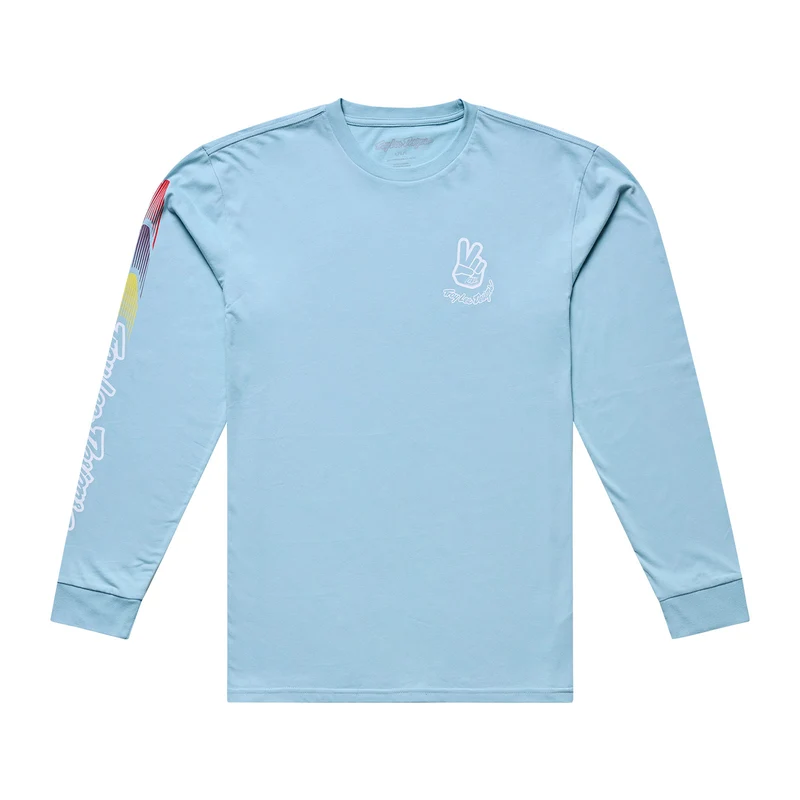 CAMISETA DEUCES DAWN LS BLUE