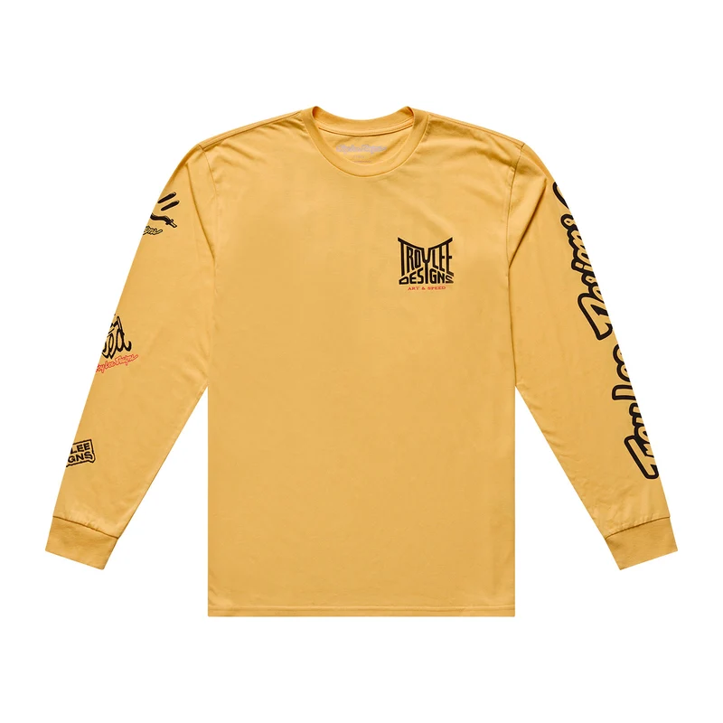 CAMISETA HANDLEBAR LS BLEACHED MELON