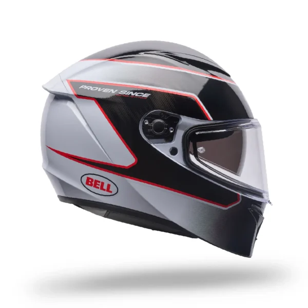 CASCO BELL LITHIUM MIPS FLUX WHITE BLACK RED