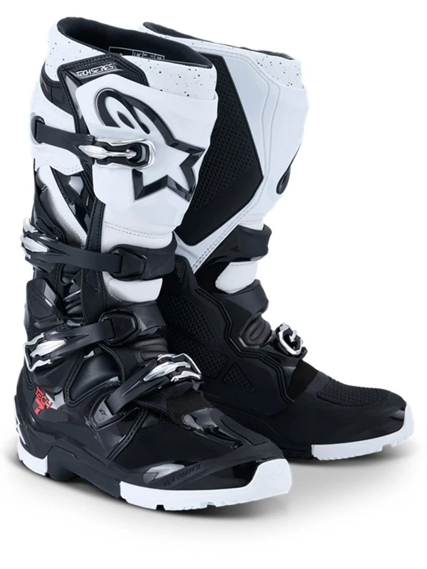 BOTAS ALPINESTARS TECH 7 WHITE BLACK