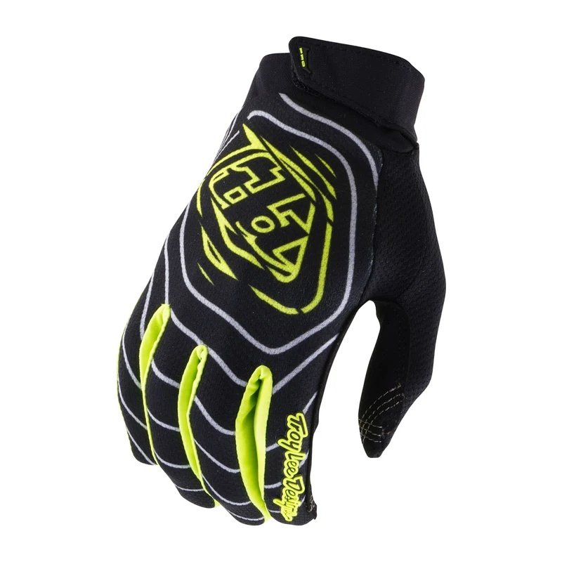 GUANTES GP PRO STAGGER GUNMETAL NEO YELLOW