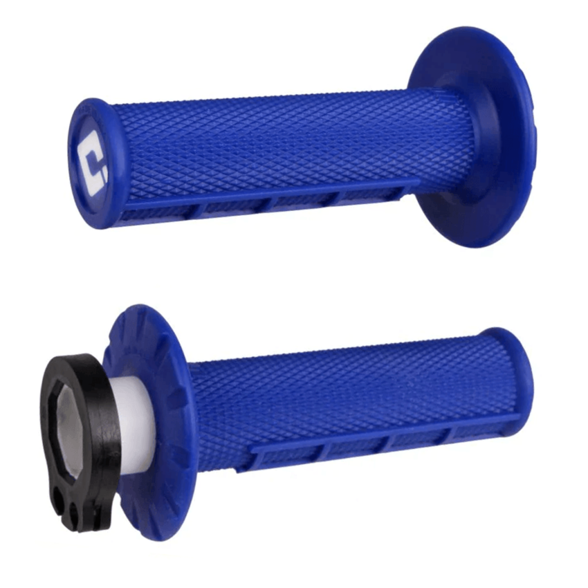 GRIPS ODI MX V2 LOCK-ON HALF WAFFLE 117mm BLUE
