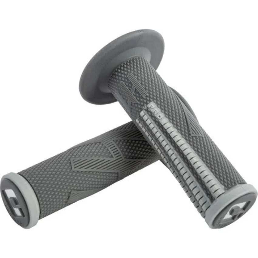 GRIPS ODI EMIG PRO MX V2 LOCK-ON HALF WAFFLE 118mm GRAPHITE GREY